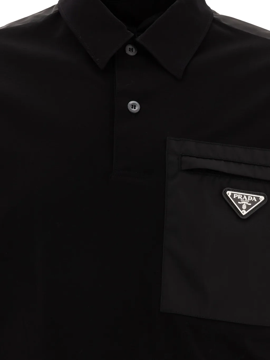 Logo Plaque Short-Sleeved Polo Shirt