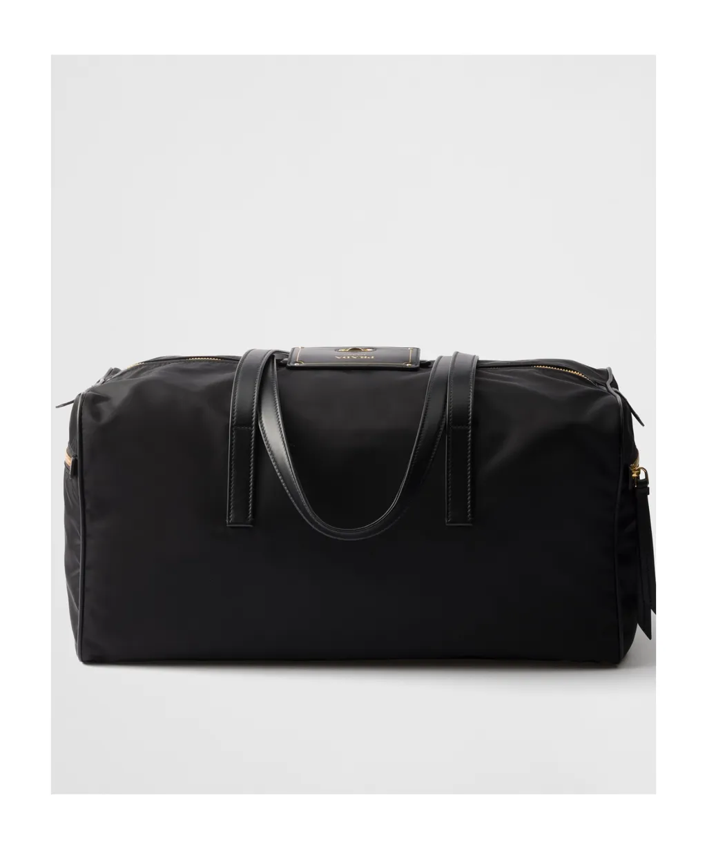 Triangle-Logo Zipped Large Luggage