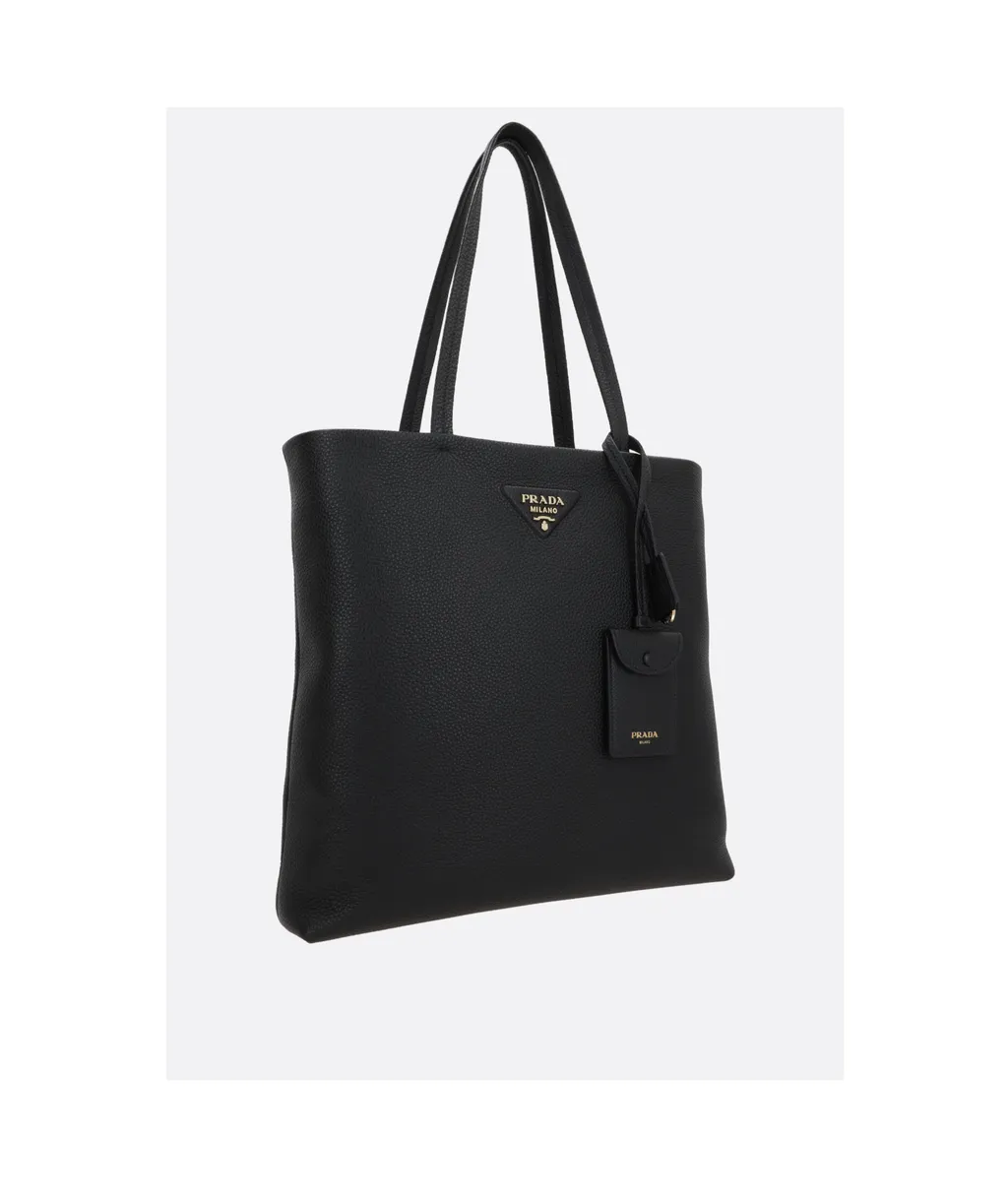 Triangle Logo Top Handle Bag