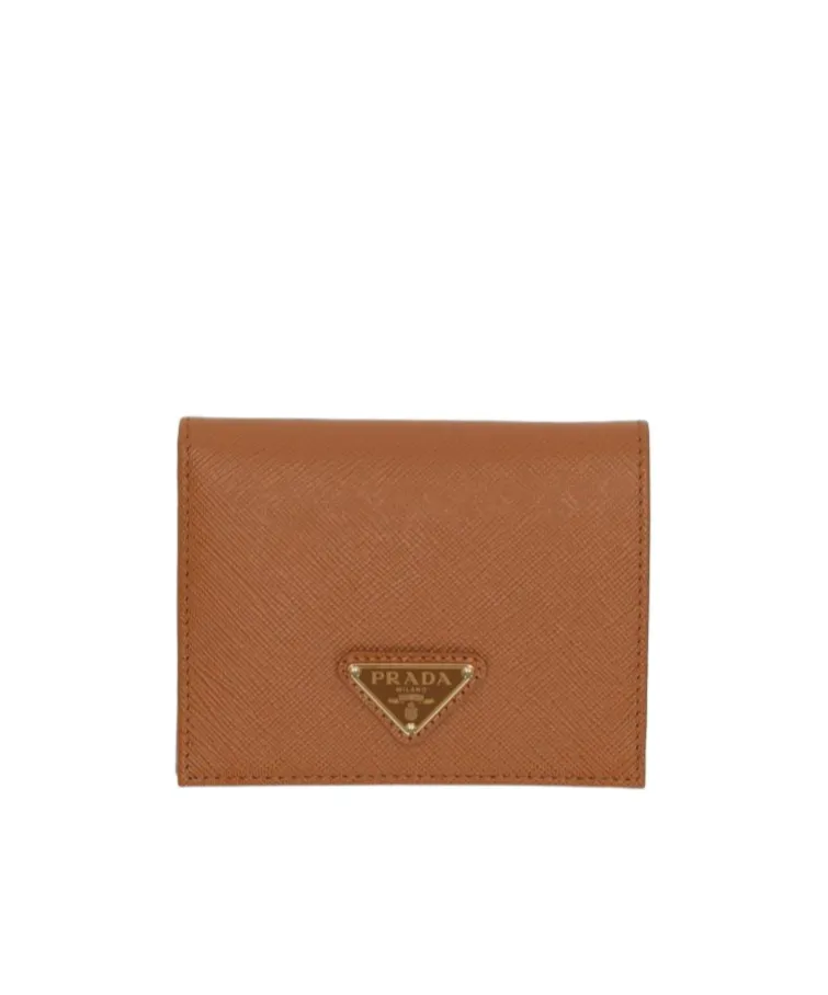 Small Saffiano-Leather Wallet