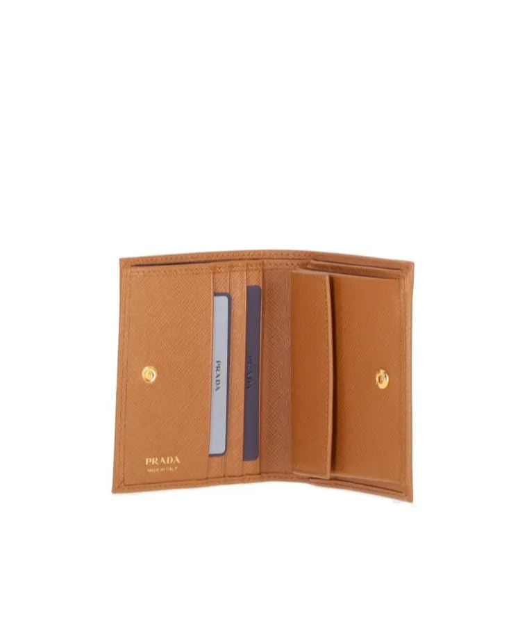 Small Saffiano-Leather Wallet