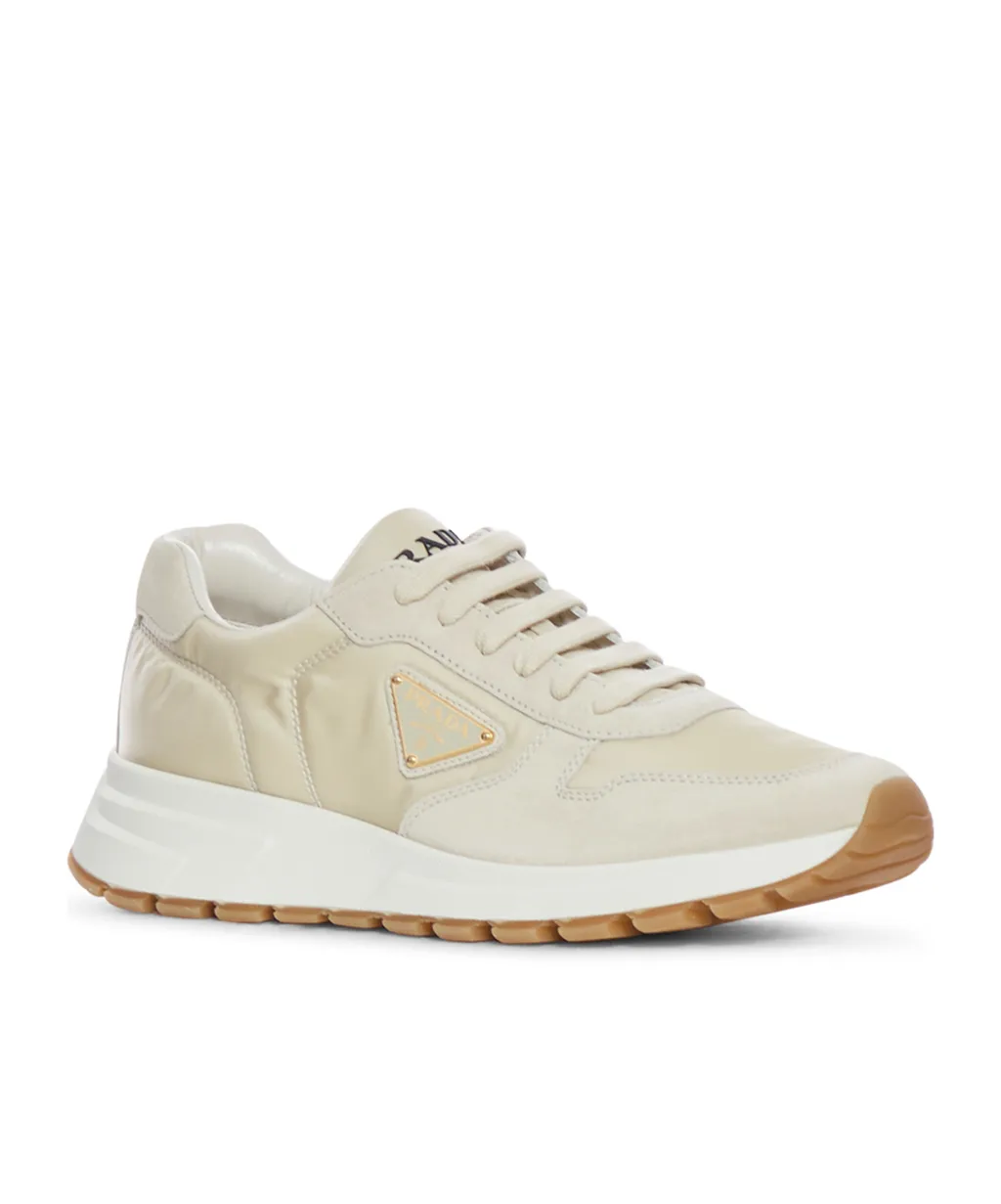 Prax 01 Re-Nylon And Suede Sneakers