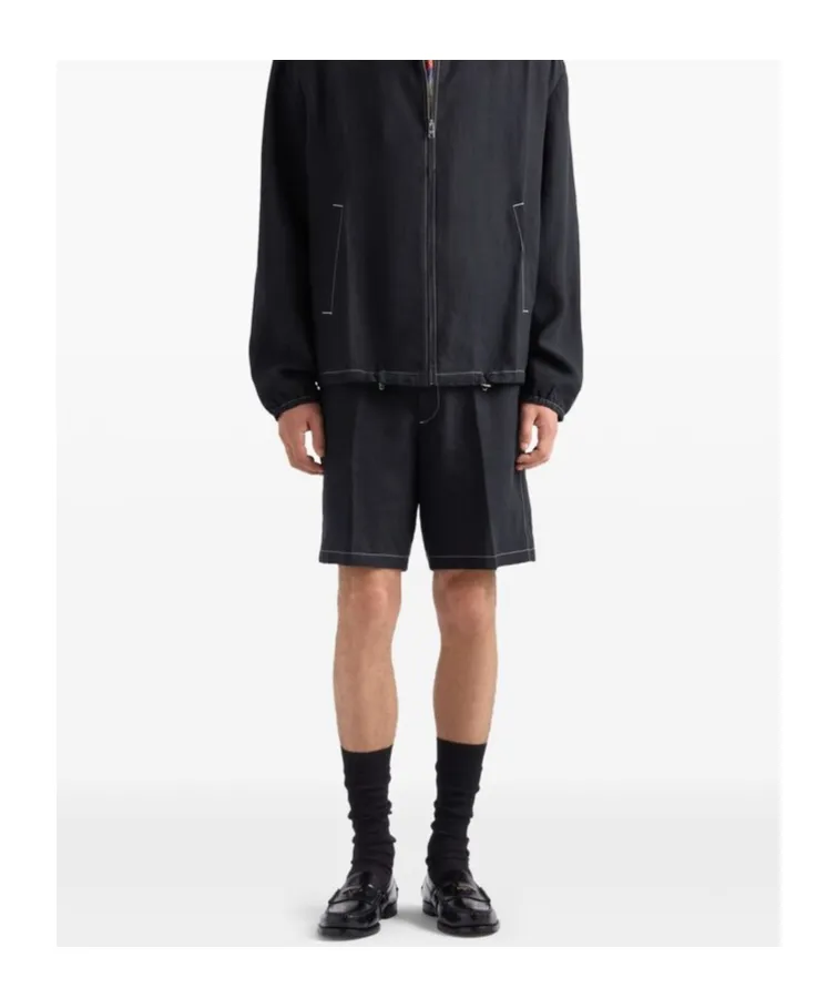 Logo-Patch Bermuda Shorts