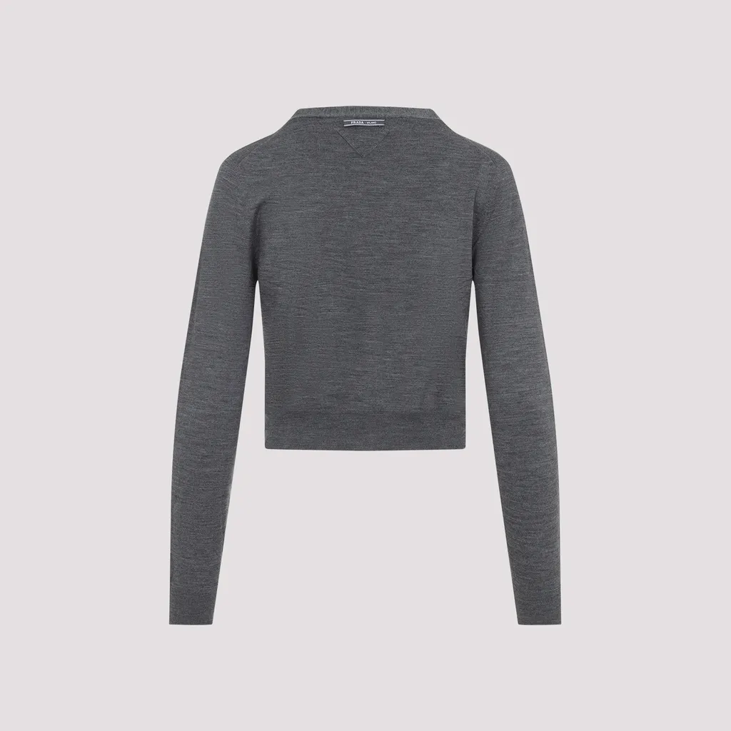 V-Neck Knitted Cardigan