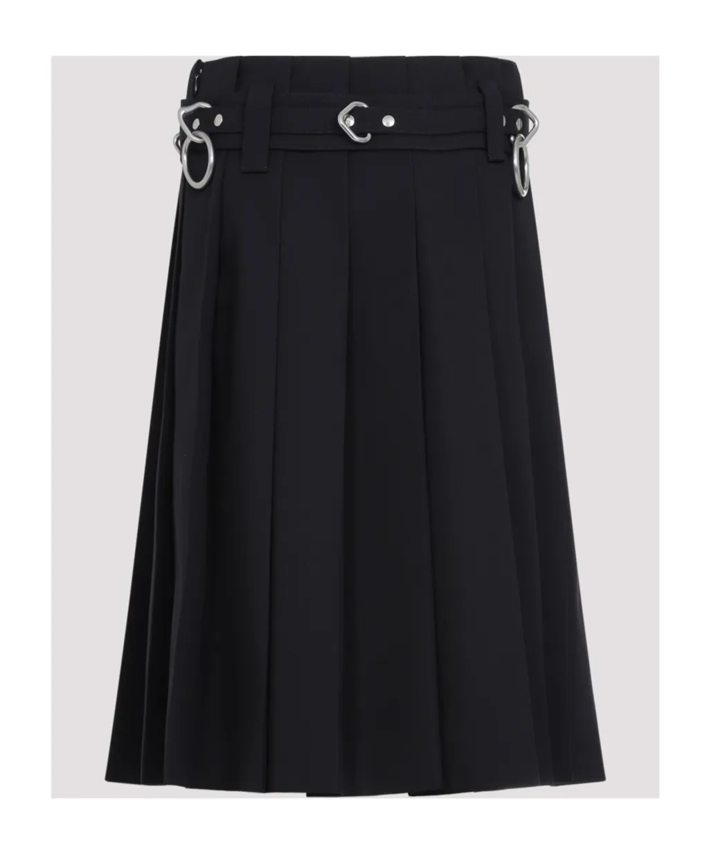 Pleated Midi Skirt