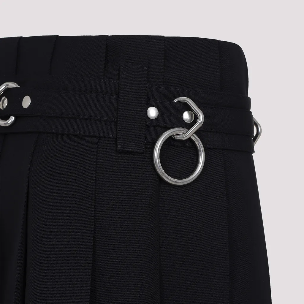 Pleated Midi Skirt