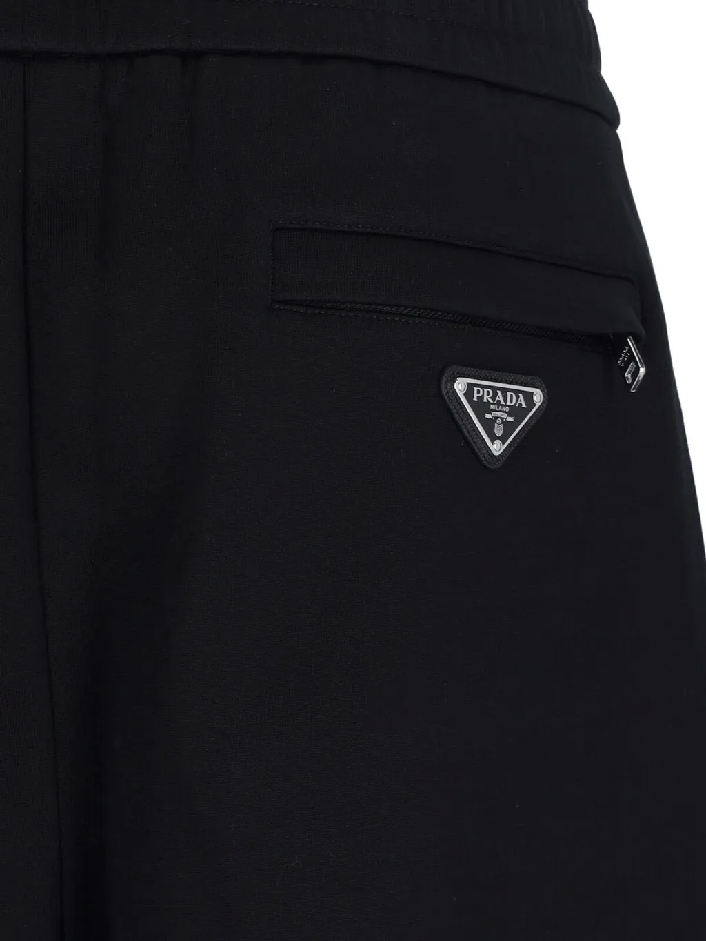 Cotton Fleece Joggers With Re-Nylon Details
