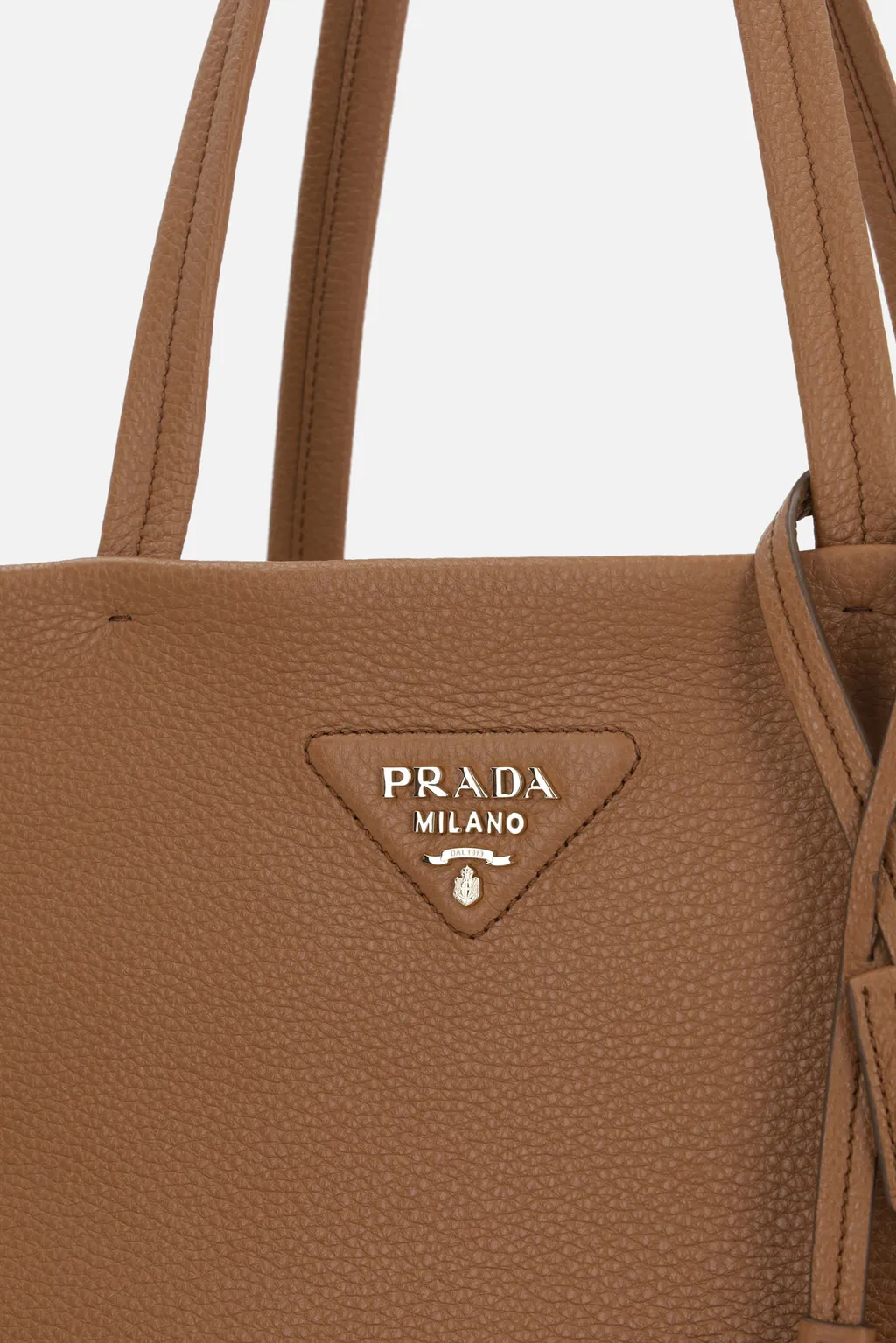Triangle Logo Top Handle Bag