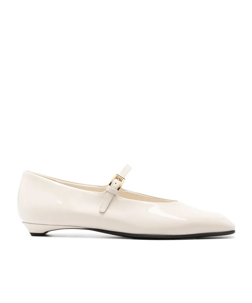 Square-Toe Ballet Flats