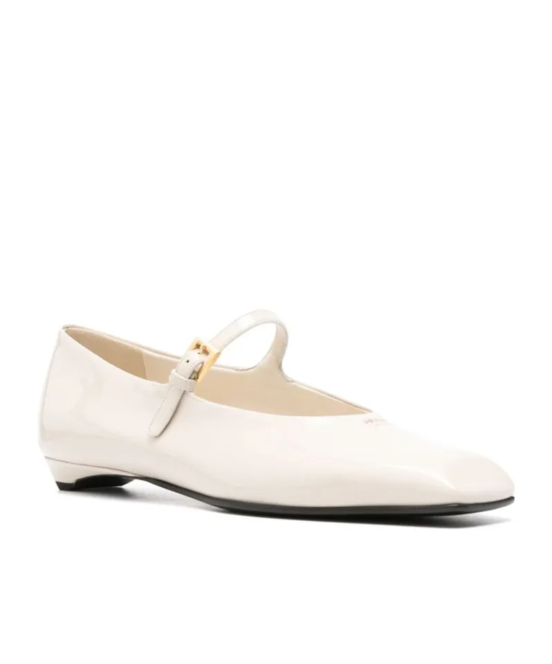 Square-Toe Ballet Flats
