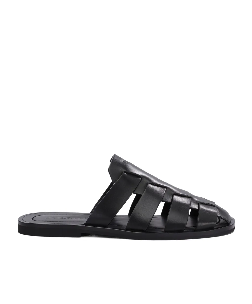 Leather Fisherman Mules