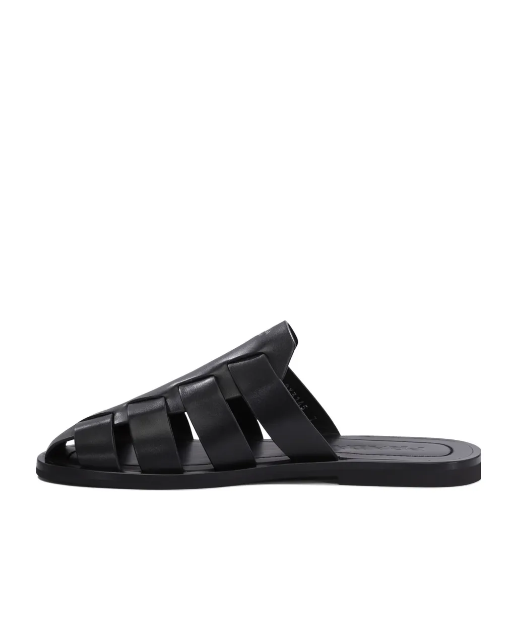 Leather Fisherman Mules