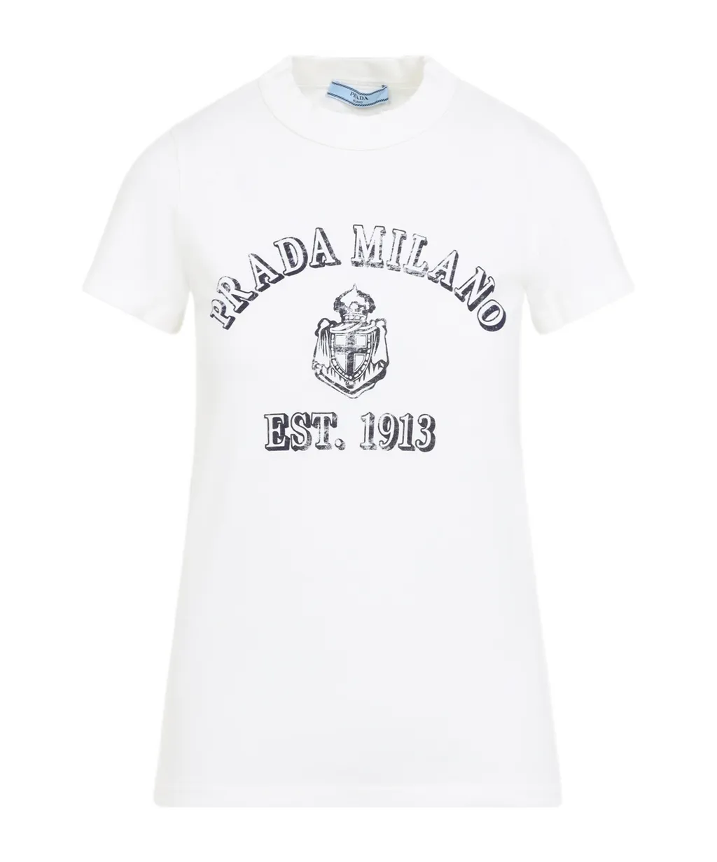 Logo Printed Short Sleeved T-Shirt