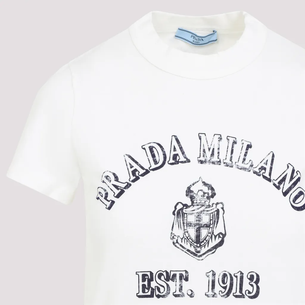 Logo Printed Short Sleeved T-Shirt