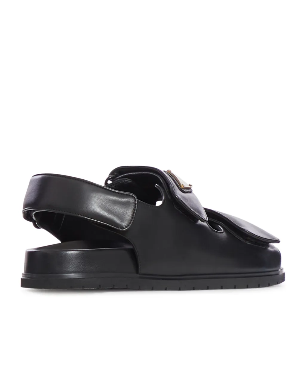 Triangle-Logo Sandals