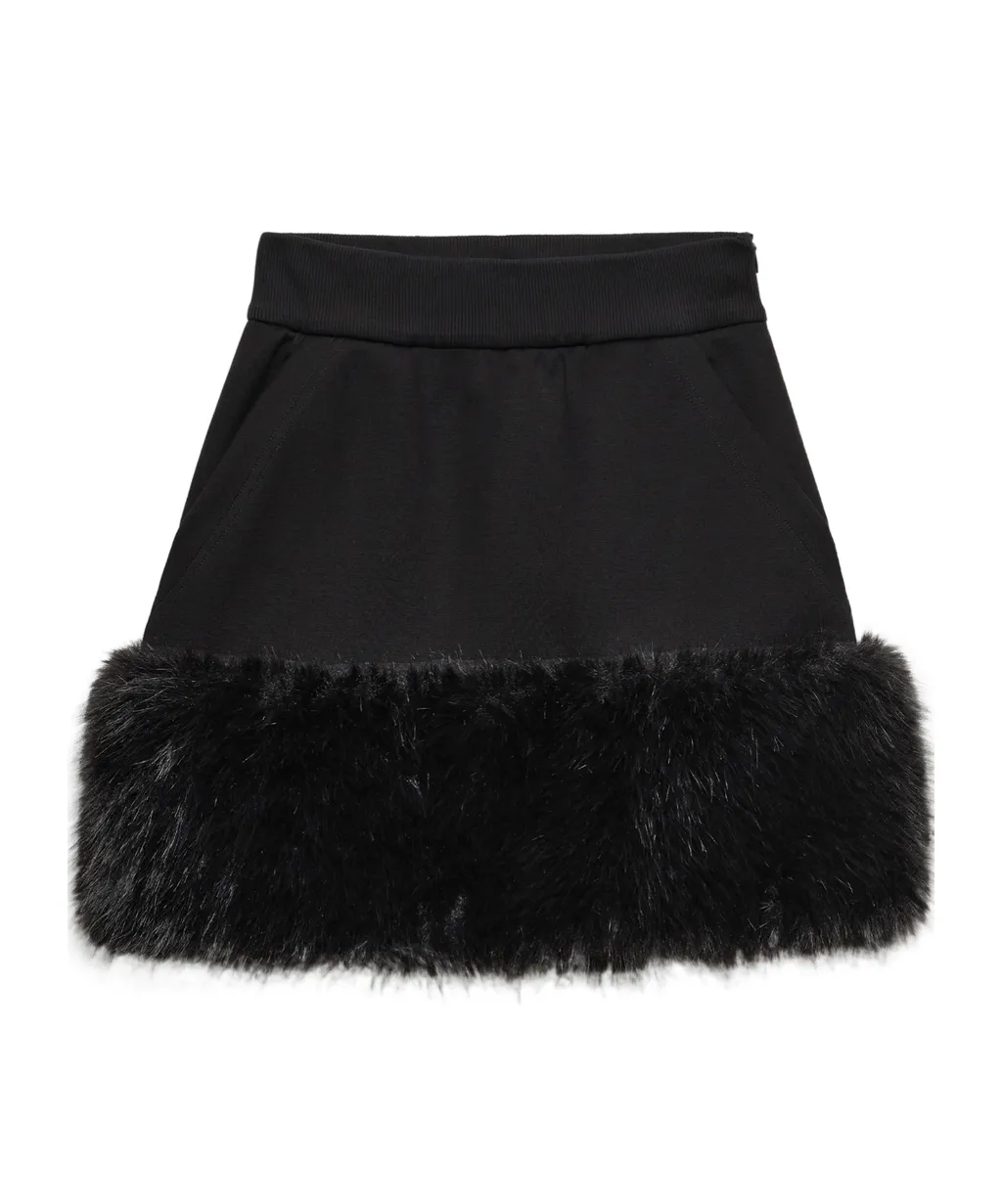 High-Waist A-Line Mini Skirt