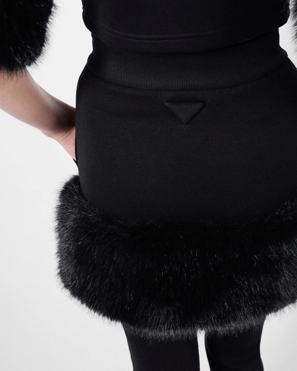 High-Waist A-Line Mini Skirt
