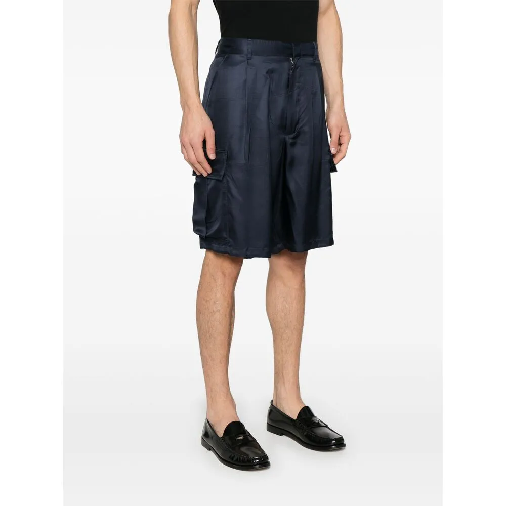 Logo Detailed Cargo Shorts