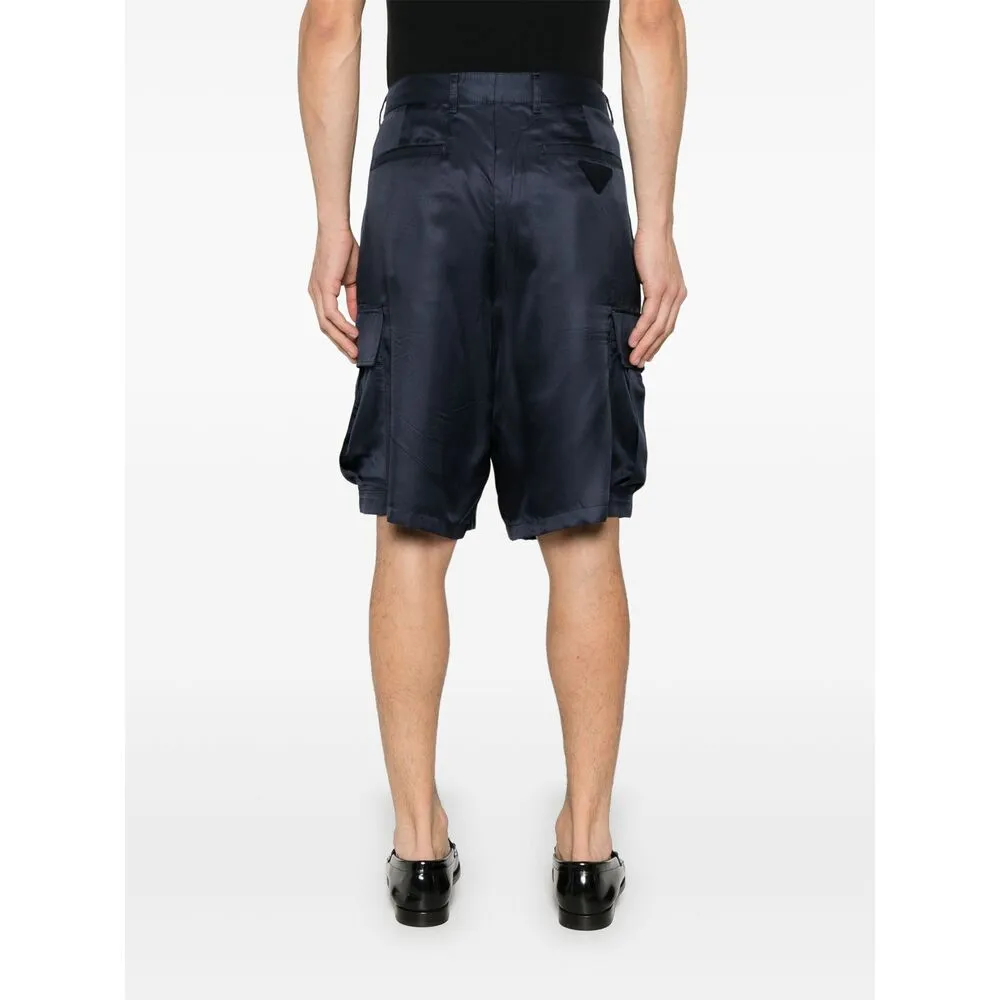 Logo Detailed Cargo Shorts