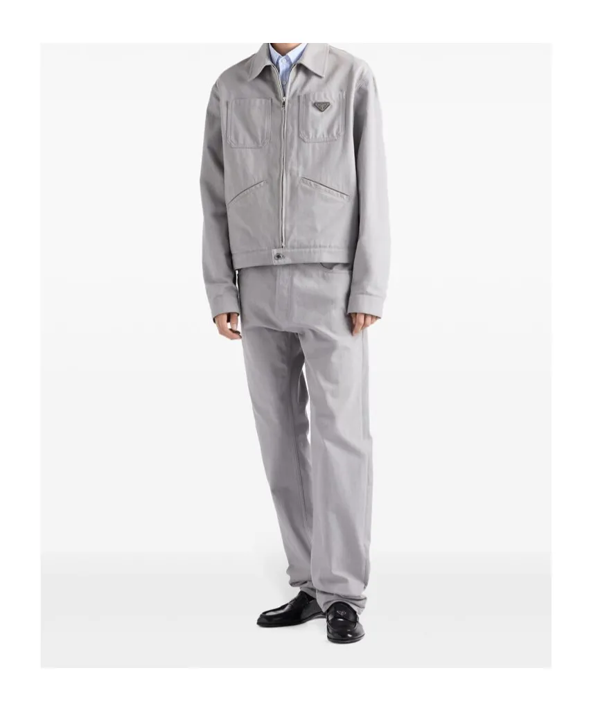 Denim Blouson Jacket