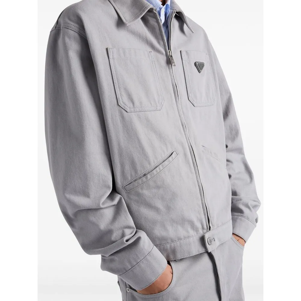 Denim Blouson Jacket