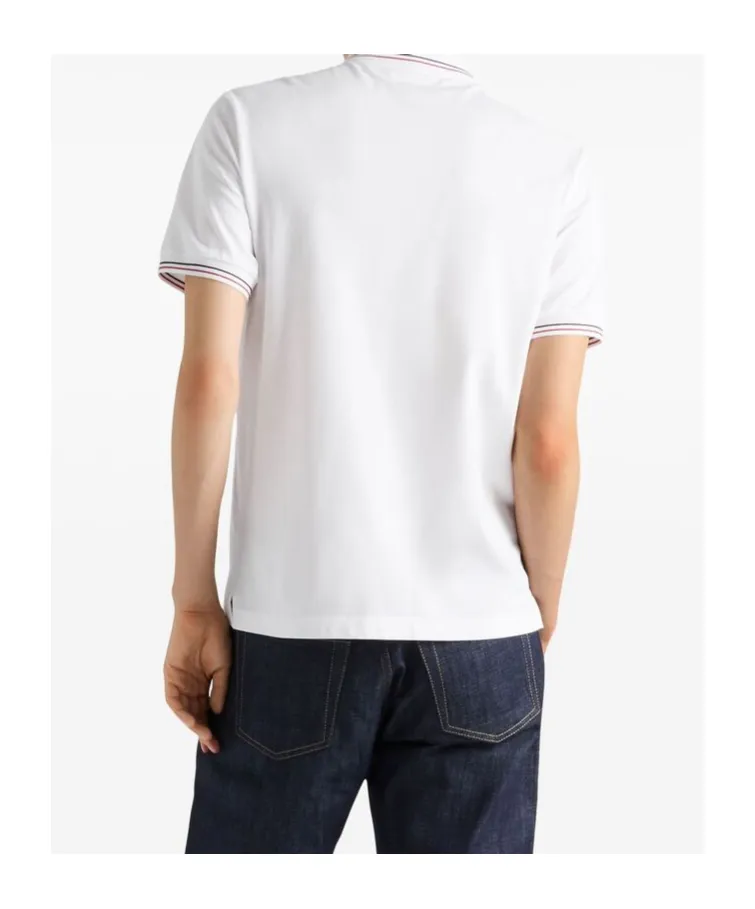 Short-Sleeved Piqué Polo Shirt