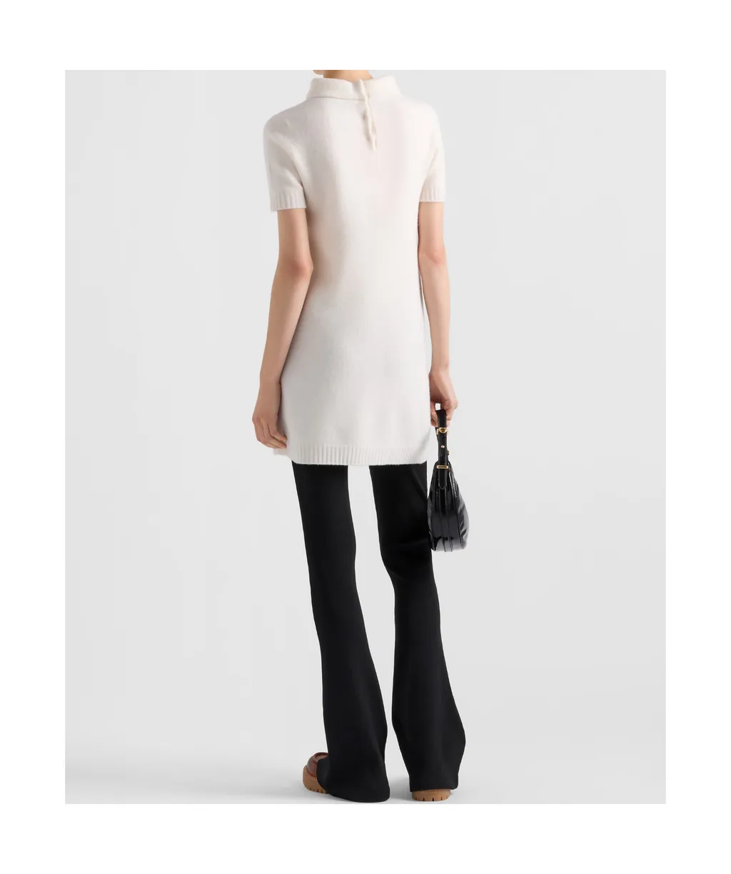 Short-Sleeved Knitted Dress