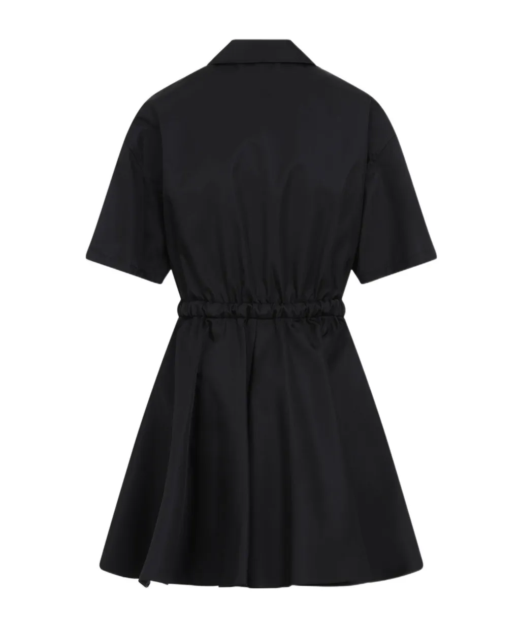 Re-Nylon Drawstring Mini Dress
