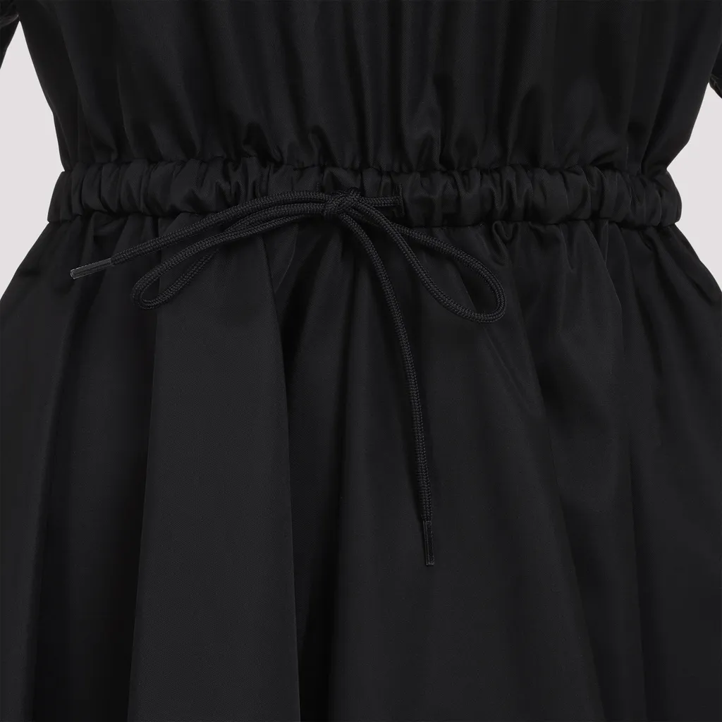 Re-Nylon Drawstring Mini Dress