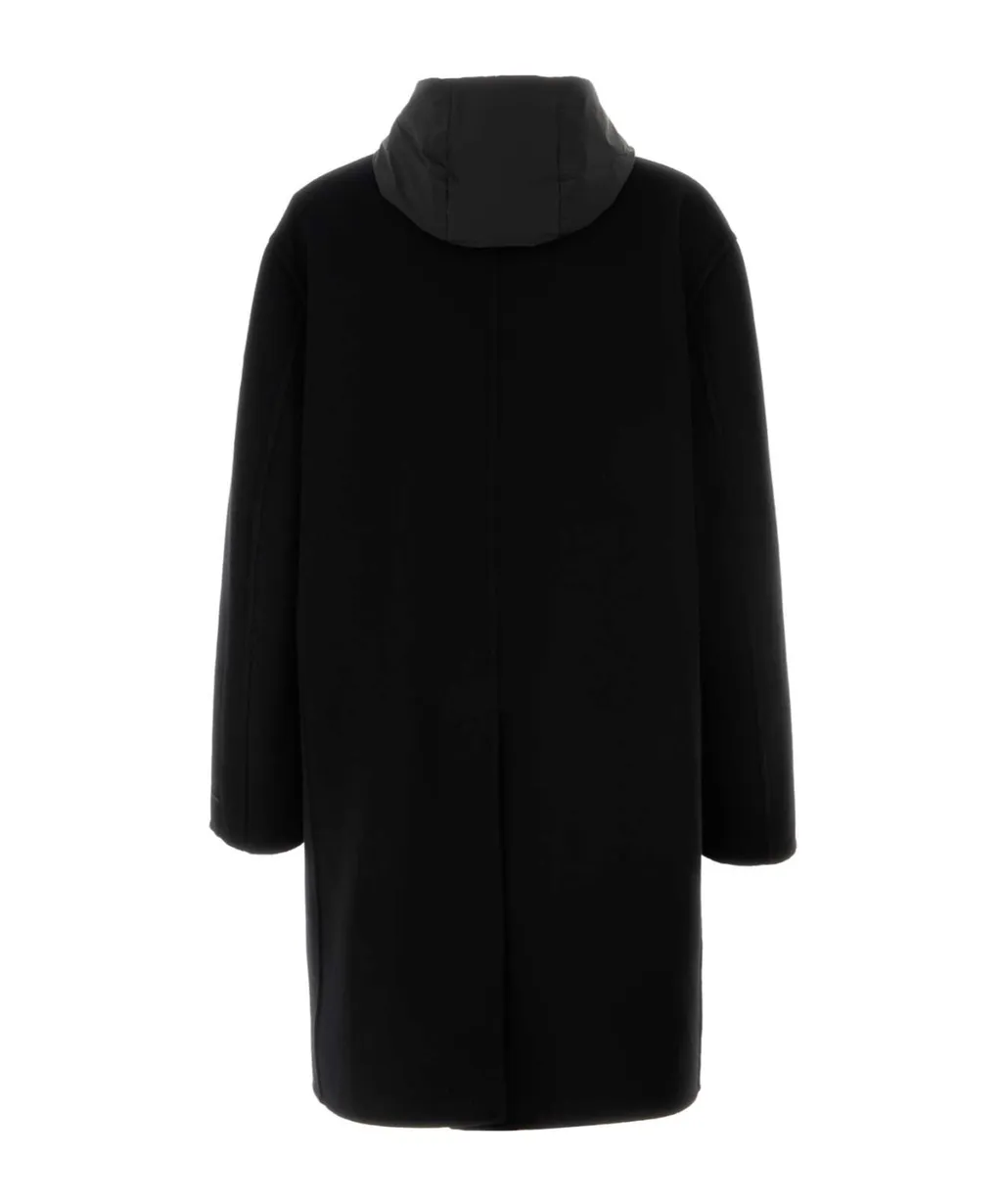 Long Sleeved Straight Hem Overcoat