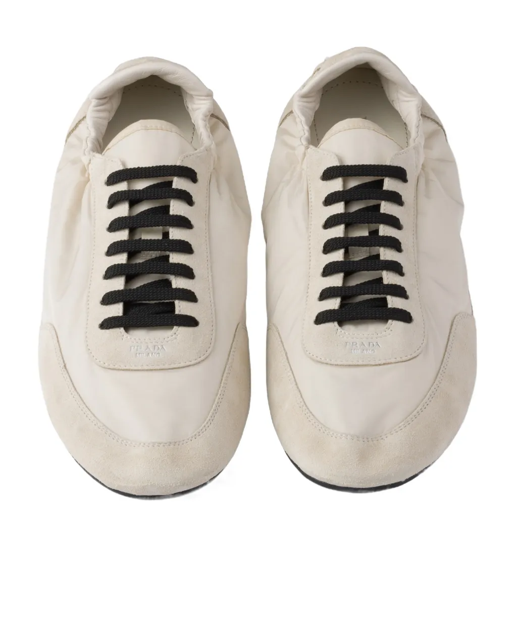 Round Toe Lace-Up Sneakers