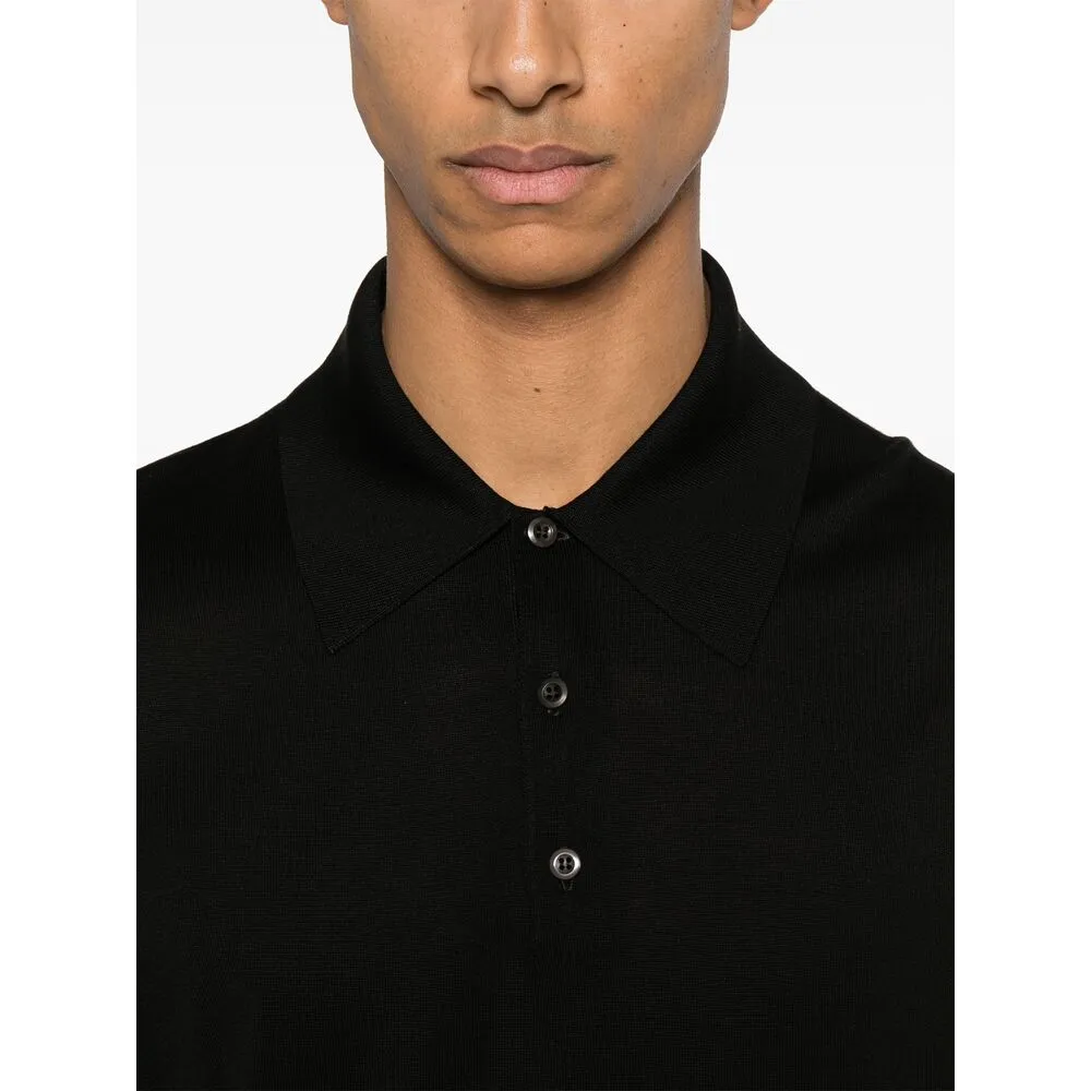 Logo-Jacquard Short-Sleeved Polo Shirt
