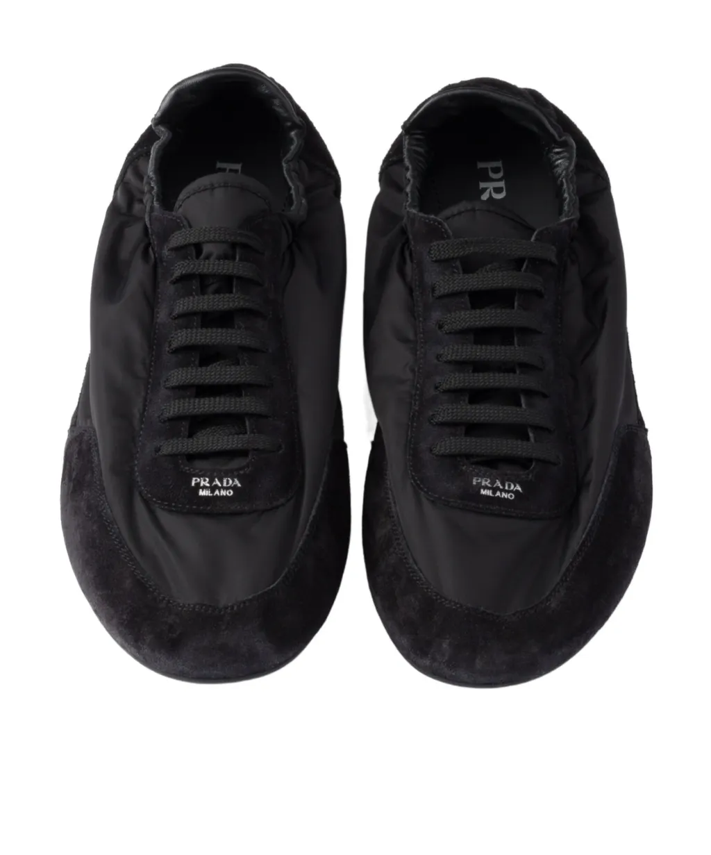 Logo Printed Lace-Up Sneakers