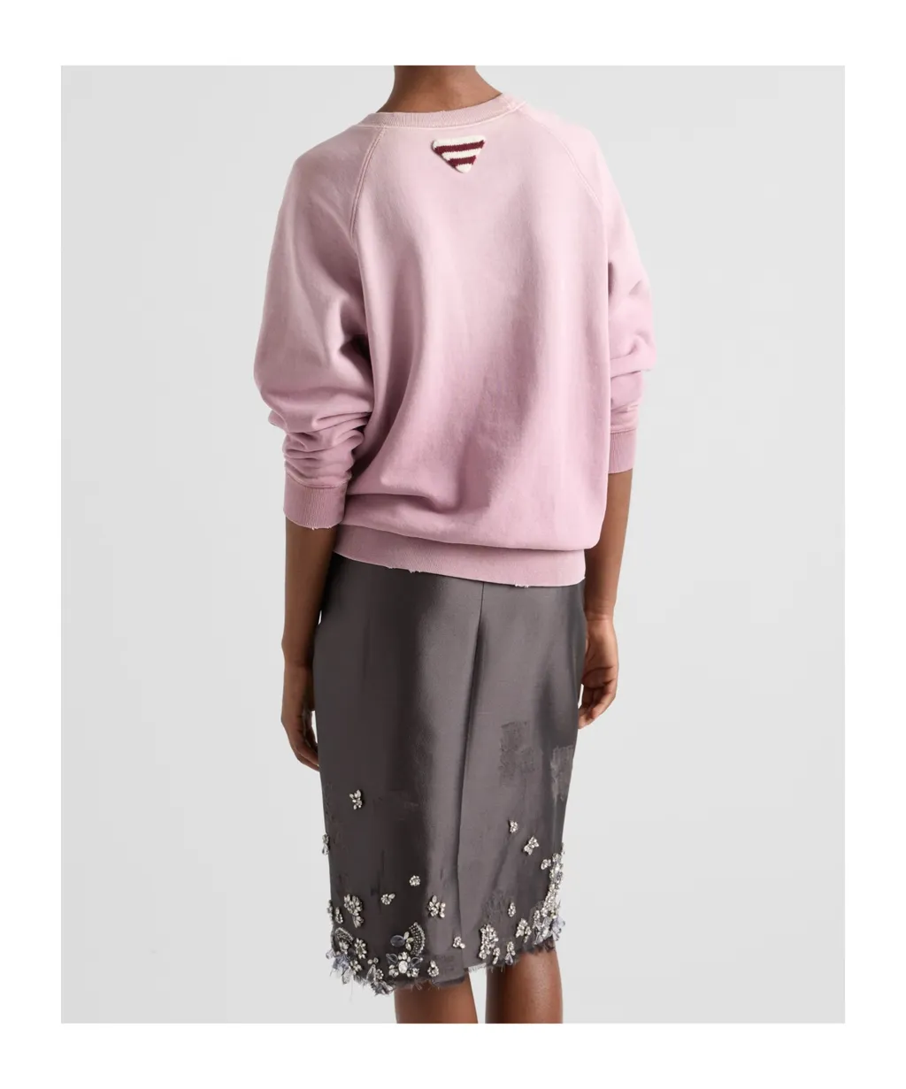 Logo-Printed Crewneck Sweatshirt