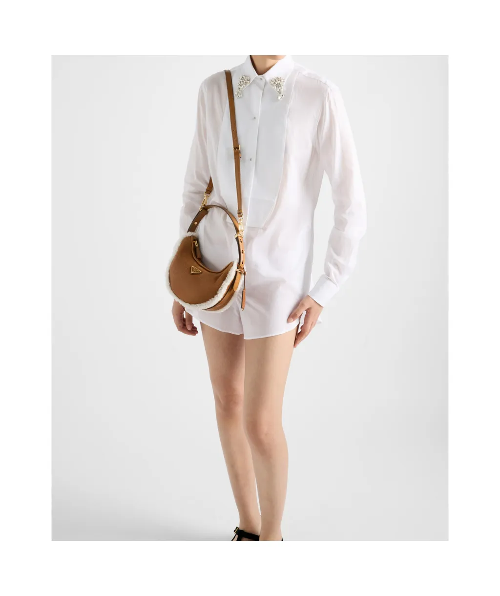 Zipped Small Shoulder Bag