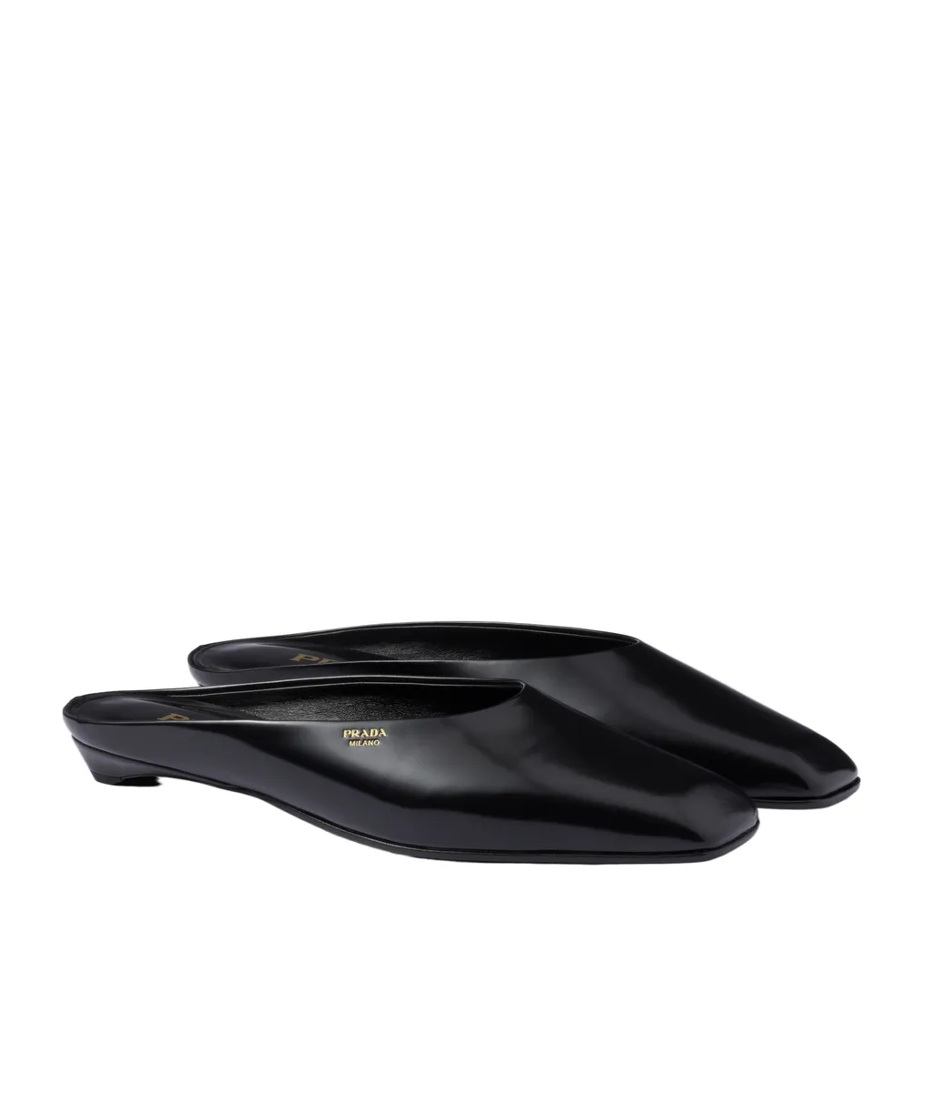 Brushed Leather Sandals