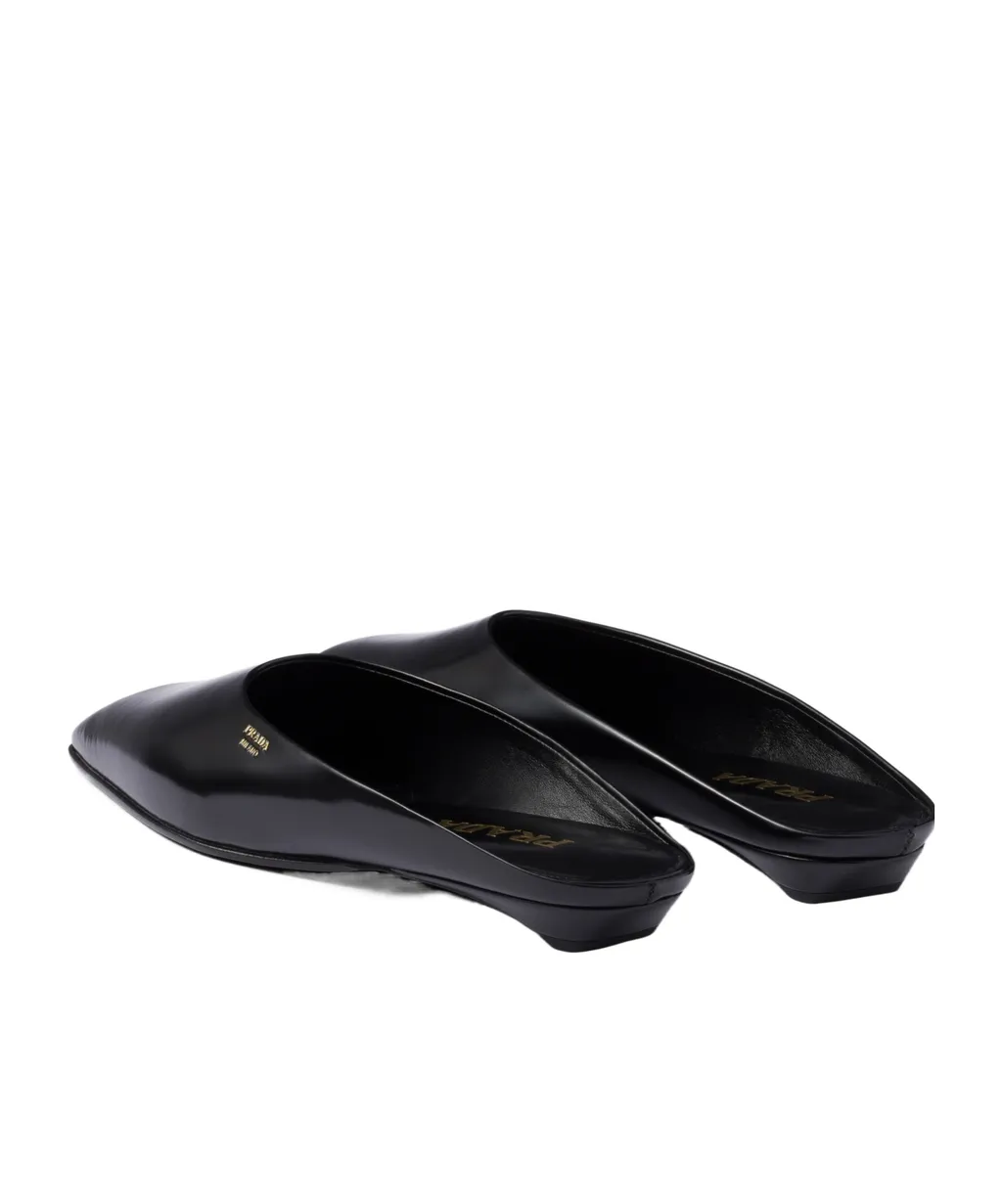 Brushed Leather Sandals