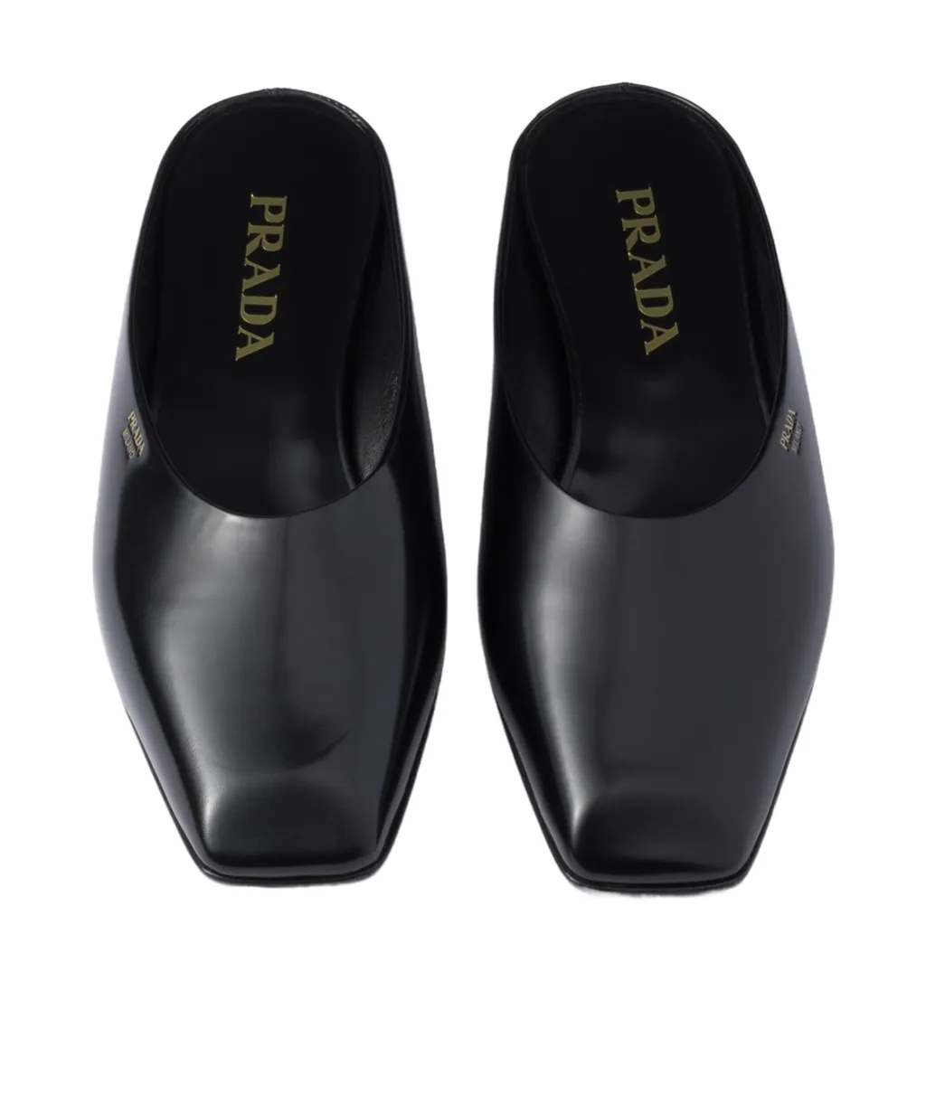 Brushed Leather Sandals