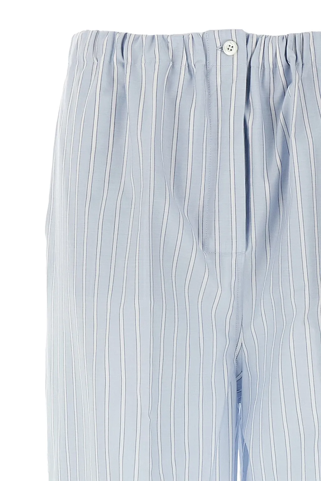 Striped Chambray Trousers