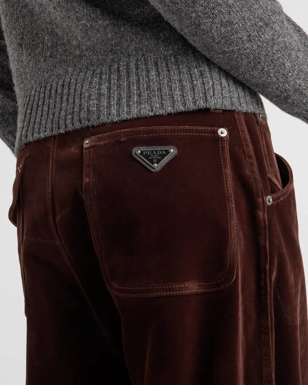 Logo Plaque Straight-Leg Trousers
