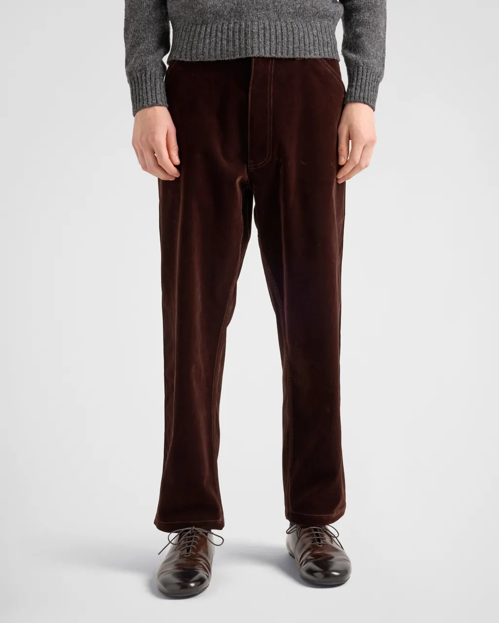 Logo Plaque Straight-Leg Trousers