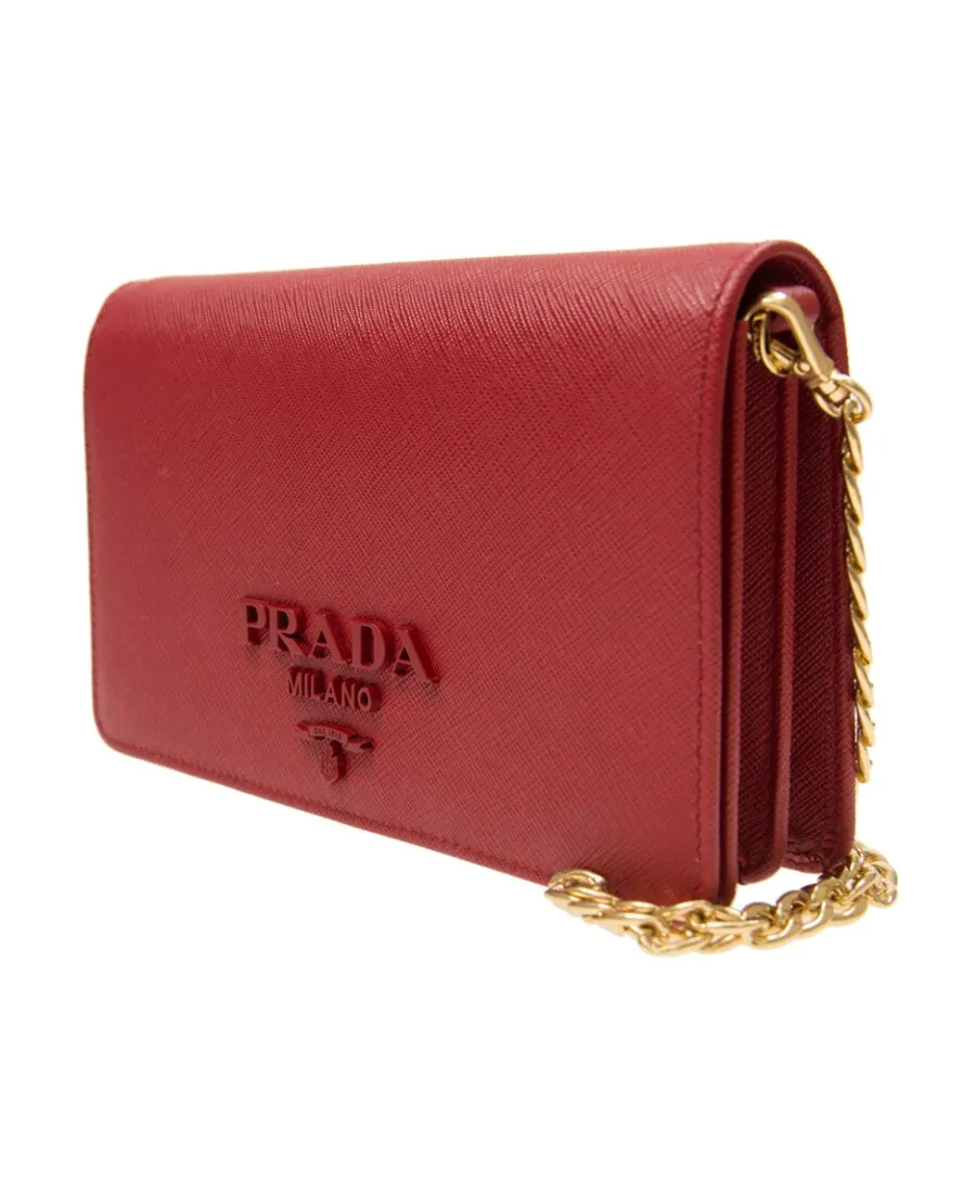 Logo Sign Chain Shoulder Bag