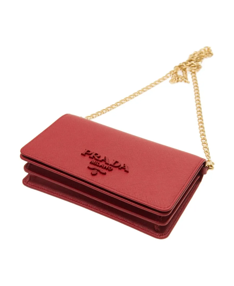 Logo Sign Chain Shoulder Bag