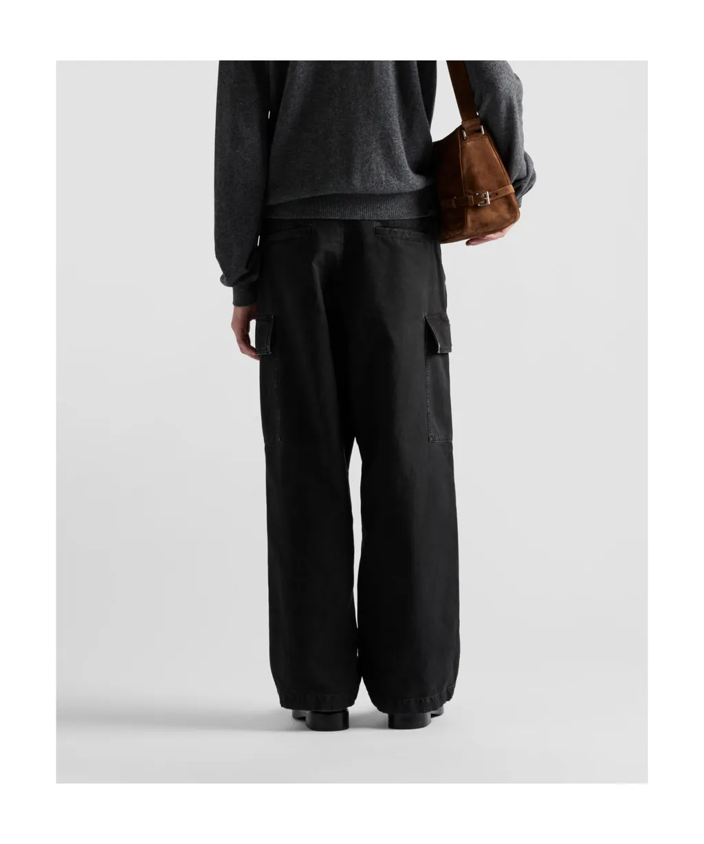 Garment-Dyed Cargo Trousers