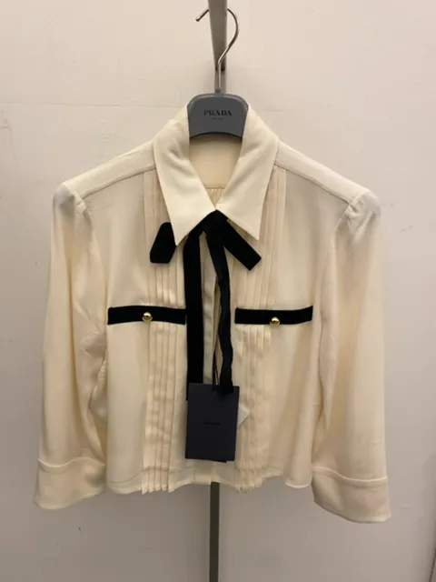 Pleated Sablé Shirt