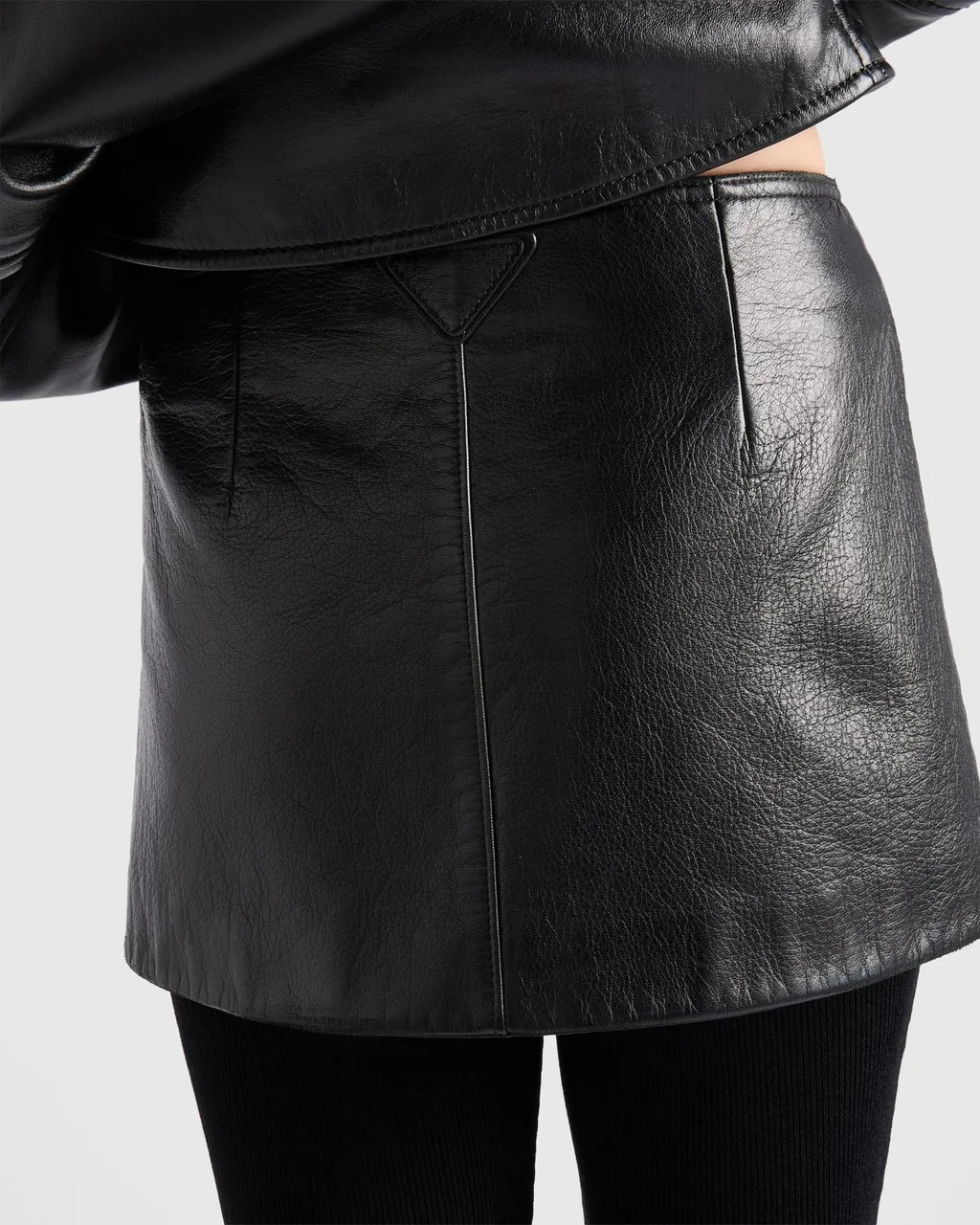 Leather Mini Skirt