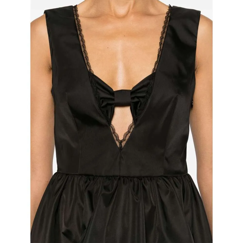 Re-Nylon Bow-Detail Mini Dress