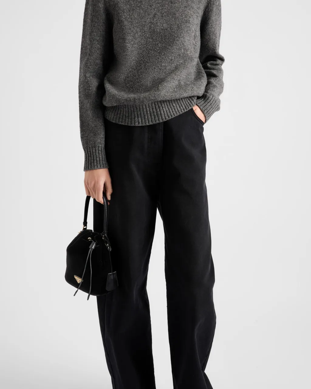 Logo-Patch Wide Leg Jeans