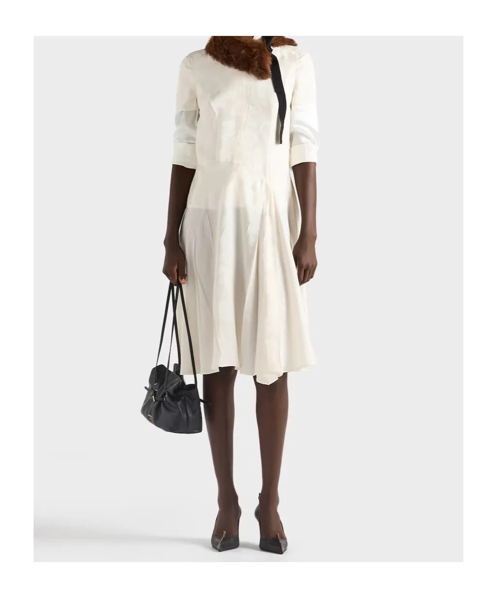 Floral Jacquard Dress