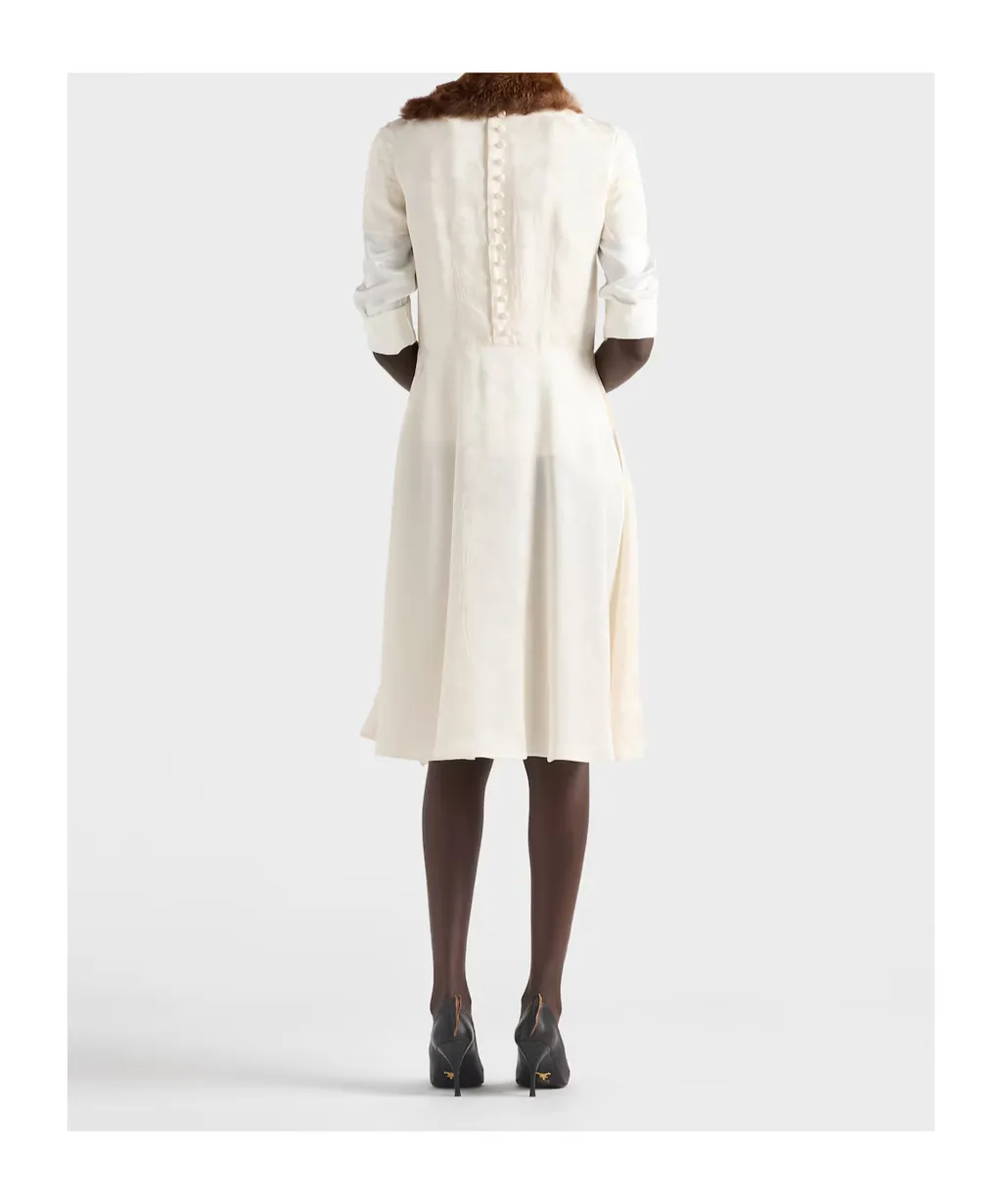 Floral Jacquard Dress
